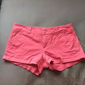 Anchor Blue Cargo Pink Short Shorts